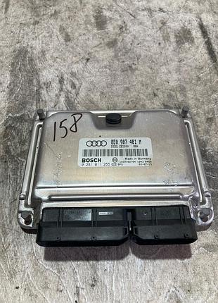 Блок комп'ютер керування двигуном audi a6 c5 2.5tdi. 0281011255, 8e0907401m