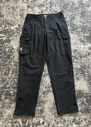 Продаю чорні штани-карго від бренду jack wolfskin