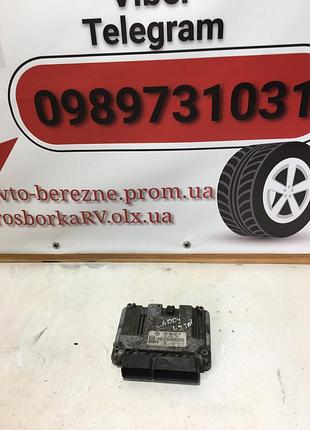 Б/у блок управления двигателем volkswagen caddy iii 1.9tdi, 03g906021ff, bosch 0281013157