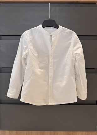 Reserved zara біла стильна сорочка рубашка 110 см на 5 років