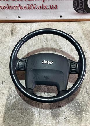 Jeep grand cherokee 2.7 d 03' рулевое колесо подушка безопасности