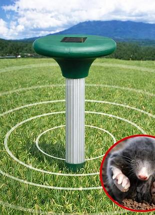 Відлякувач кротів і гризунів на сонячній батареї solar rodent repeller (2 шт в комплекті) ∙ ультразвуковий відлякувач для саду та