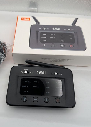 Приемник-передатчик 1mii bluetooth 5.0 1mii b03 aptx ll hd hifi 32 бит dac 3.5 мм aux bluetooth адаптер