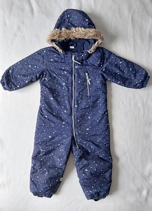 Зимовий суцільний комбінезон h&m, розмір 86-92, 92, 2т, повномірний, на 18-24 міс і довше