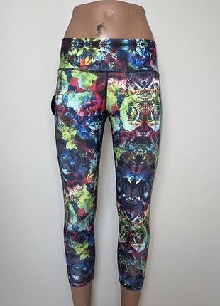 Фирменные яркие леггинсы, лосины для занятий спортом ausa pro