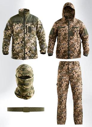 Тактический костюм softshell 5в1 lunar пиксель тр6410
