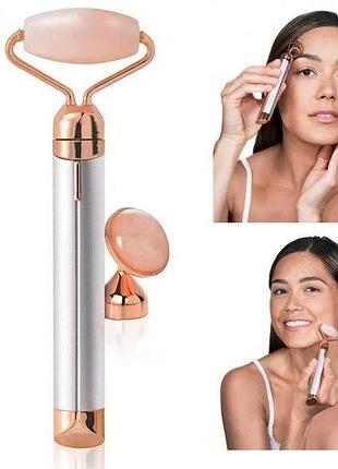 Электрический ролик - массажер для лица flawless contour · кварцевый вибромассажер для лица с насадками
