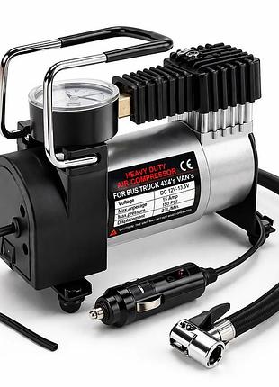Автомобільний компресор 12v air pump and xl-823 для шин • портативний насос від прикурювача для авто, позашляховика, мікроавтобуса