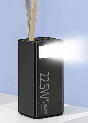 Power bank unitech 22.5w 50000 ма·г,portable charger зарядний пристрій зовнішній акумулятор для пк, смартфонів, планшетів