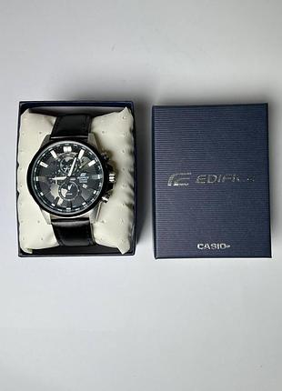 Часы casio edifice efr-303l-1avu black/green