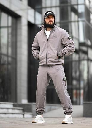 Мужской спортивный костюм st injastis light grey вт5355
