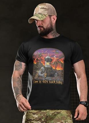Тактическая футболка born of war i’m back black вт4755