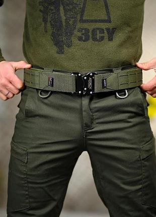 Тактический ремень ranger belt attack oliva тр6637