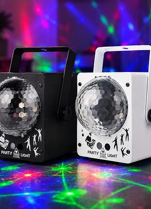 Energolux qr-305 rgb-лазерный disco-проектор с bluetooth, управлением по голосу и 360° проекцией