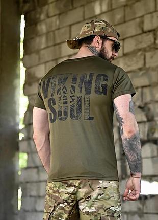 Футболка born of war viking soul oliva вт4633