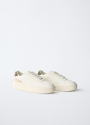 Кеди на платформі zara. розмір 35, 36, 38, 39 шкірзамінник
