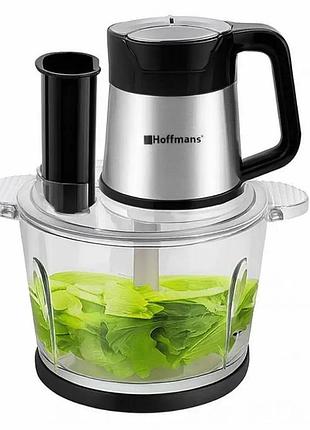 Электрический измельчитель hoffmans hm-8857 • универсальный прибор для кухни 3 л 1800вт