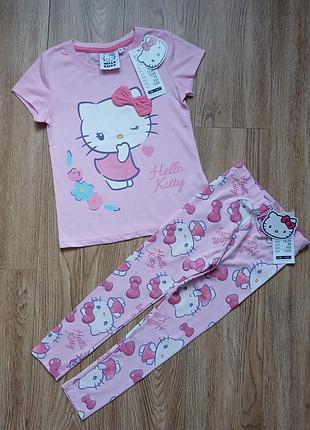 Набір футболка + лосини pepco 116см. 5-6р. hello kitty. новий.