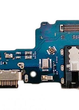 Шлейф samsung a025, m025 galaxy a02s, m02s (2021) конектора заряджання type-c, з мікрофоном, плата зарядки,
