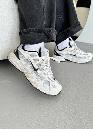 😍 кросівки жіночі nike p-6000 beige/grey