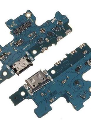 Шлейф samsung g770 galaxy s10 lite конектора заряджання, з мікрофоном, плата заряджання, оригінал
