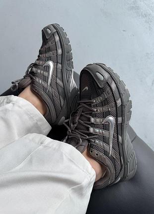 Кроссовки мужские nike p-6000 brown/grey