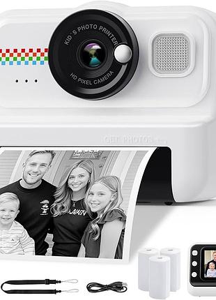 Дитячий фотоапарат himont миттєвий друк фото instant print camera для дітей 3+