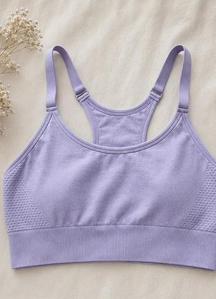 Спортивний жіночий топ фіолетового кольору, primark