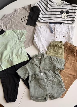 Лот одягу на хлопчика zara h&m 80-86