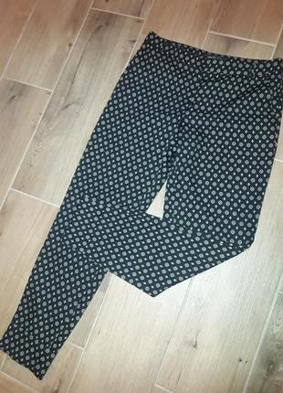 Літні жіночі штани з манжетами mango р. s