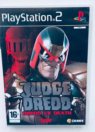 Judge dredd dredd vs death, б/у, английская версия - диск для playstation 2