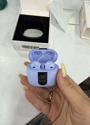 Беспроводные bluetooth наушники gaihond by drsaec j55 tws с led дисплеем, hi-fi, bluetooth 5.3, голубые, новые