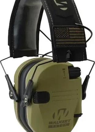 Активные наушники walker's razor patriot od green
