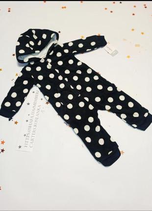 Ромпер фліс картерс флис carters комбінезон чоловічок утеплений