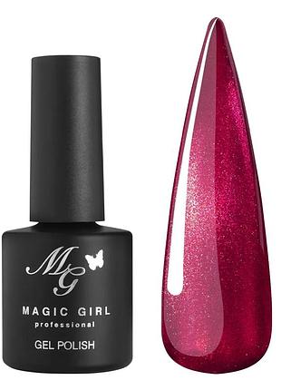 Гель-лак magic girl red cat №1 червона кішка, 8 мл