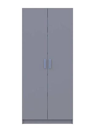 Шкаф для одежды doros промо серый 2 дсп 90х48х204 (drs-011625)