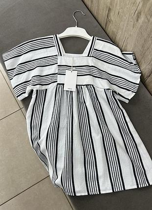 Mango kids сукня в смужку для дівчинки