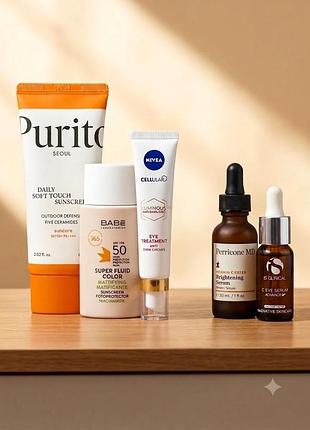 Преміальний догляд: purito, perricone md, is clinical, babe, nivea (оригінал)