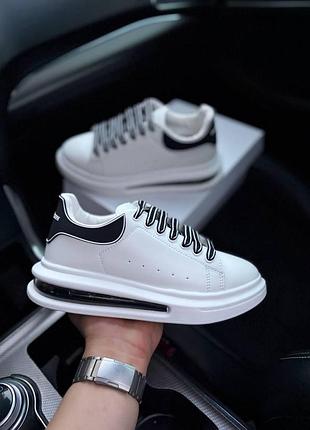 Женские демисезонные кроссовки alexander mcqueen, белые кроссовки для девушек, женские осенние кроссовки 37