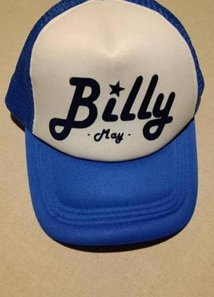 Бейсболка сине белая billy
