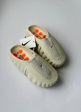 Жіночі шльопанці nike mind 001 pistachio фісташкові сабо мюлі спортивні найк майнд 38 39 40 41