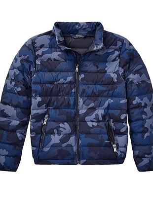 Оригінальна пуховка polo ralph lauren camo down jacket (на хлопчика)