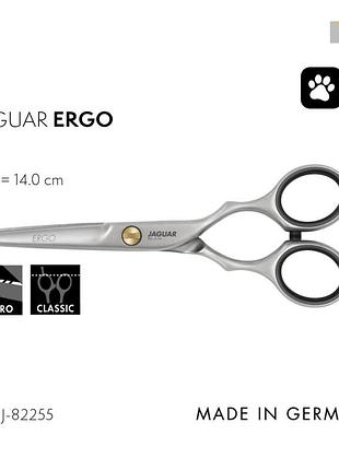 Ножиці перукарські jaguar pre style ergo 5.5" сірі матові для правші