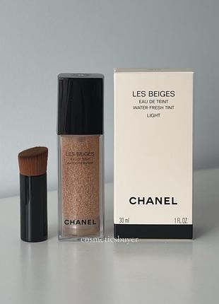 Chanel les beiges water-fresh tint teint light тінт тональний флюїд шанель легка зволожуюча тональна основа