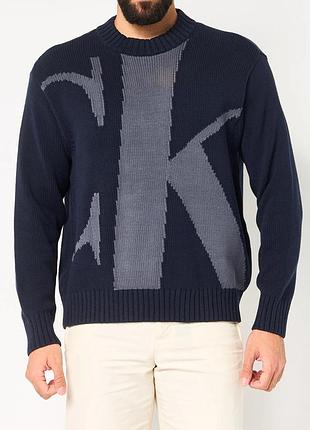 Мужской шерстяной свитер calvin klein. оригинал