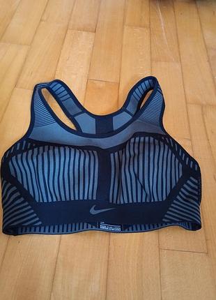 Оригинальный женский спортивный топ (бра) nike fe/nom flyknit sports bra s