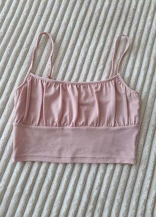 Топ женский розовый h&amp;m,euro s