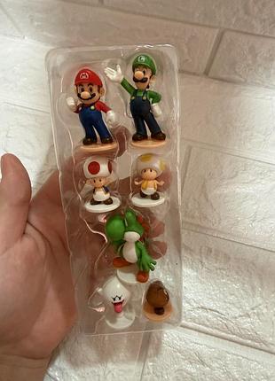 Набір фігурок супер маріо (super mario