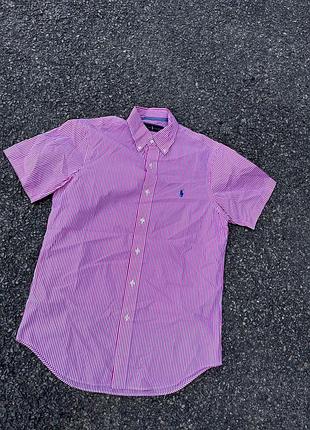 Стильна сорочка з коротким рукавом polo ralph lauren