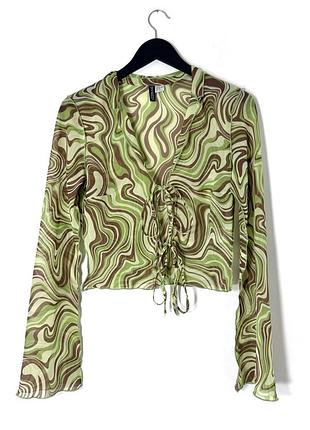 Блуза з завʼязкою h&m